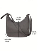  Bolsa Hobo  Com Estilo Casual
