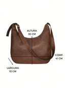  Bolsa Hobo  Com Estilo Casual