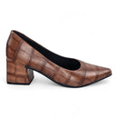 Vendedor Indicado
Sapato Feminino Scarpin Croco Salto Grosso Médio Numeração Especial Naty Shoes Outono Inverno