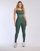 Kit 3 Peças Conjunto de Roupas Esportivas Fitnes 