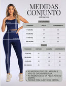 Kit 3 Peças Conjunto de Roupas Esportivas Fitnes 