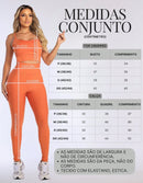 Kit 3 Peças Conjunto de Roupas Esportivas Fitnes 