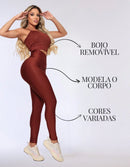 Kit 3 Peças Conjunto de Roupas Esportivas Fitnes 