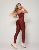 Kit 3 Peças Conjunto de Roupas Esportivas Fitnes 