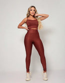 Kit 3 Peças Conjunto de Roupas Esportivas Fitnes 