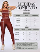 Kit 3 Peças Conjunto de Roupas Esportivas Fitnes 