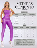 Kit 3 Peças Conjunto de Roupas Esportivas Fitnes 