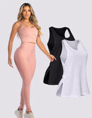 Kit 3 Peças Conjunto de Roupas Esportivas Fitnes 