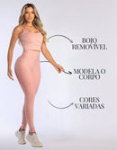 Kit 3 Peças Conjunto de Roupas Esportivas Fitnes 
