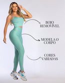 Kit 3 Peças Conjunto de Roupas Esportivas Fitnes 