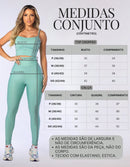 Kit 3 Peças Conjunto de Roupas Esportivas Fitnes 