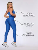 Kit 3 Peças Conjunto de Roupas Esportivas Fitnes 