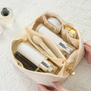 Bolsa Organizadora de Cosméticos Multifuncional com Zíper, Leve, para Viagem, Estojo de Higiene Pessoal, Caixa de Armazenamento de Maquiagem Elegante para Uso Diário