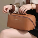Bolsa Organizadora de Cosméticos Multifuncional com Zíper, Leve, para Viagem, Estojo de Higiene Pessoal, Caixa de Armazenamento de Maquiagem Elegante para Uso Diário
