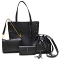kit Bolsa Feminina Sacola Grande 4 peças