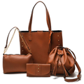 kit Bolsa Feminina Sacola Grande 4 peças