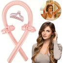 KIT MODELADOR DE CACHOS CETIM (Heatless Curls) + 2 Scrunchies+presilha