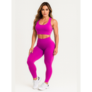 Kit 4 Conjuntos Calça E Top Roupas Feminina Academia Legging esporte suplex A01