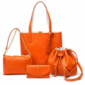 kit Bolsa Feminina Sacola Grande 4 peças