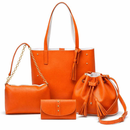kit Bolsa Feminina Sacola Grande 4 peças
