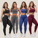 Kit 4 Conjuntos Fitness Femininos (Top + Calça)