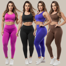 Kit 4 Conjuntos Fitness Femininos (Top + Calça)